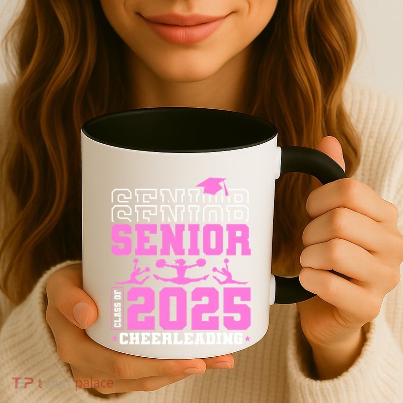 Cheer Senior 2025 Class Of 2025 Cheerleading Senior Funny Gift Mug
