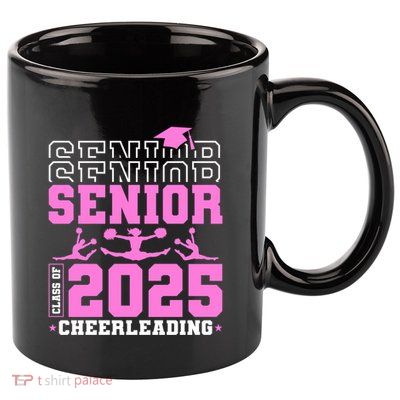 Cheer Senior 2025 Class Of 2025 Cheerleading Senior Funny Gift 11oz C Handle Ceramic Mug