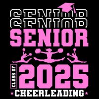 Cheer Senior 2025 Class Of 2025 Cheerleading Senior Funny Gift Drawstring Bag