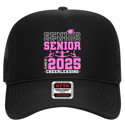 Cheer Senior 2025 Class Of 2025 Cheerleading Senior Funny Gift Trucker Hat