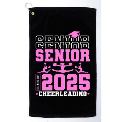 Cheer Senior 2025 Class Of 2025 Cheerleading Senior Funny Gift Golf Towel