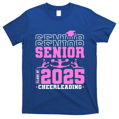 Cheer Senior 2025 Class Of 2025 Cheerleading Senior Funny Gift T-Shirt