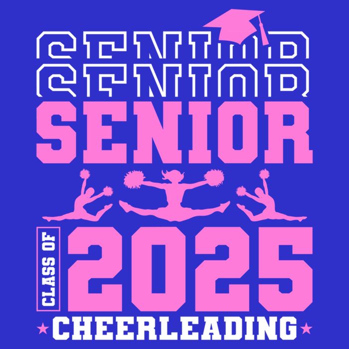 Cheer Senior 2025 Class Of 2025 Cheerleading Senior Funny Gift Button