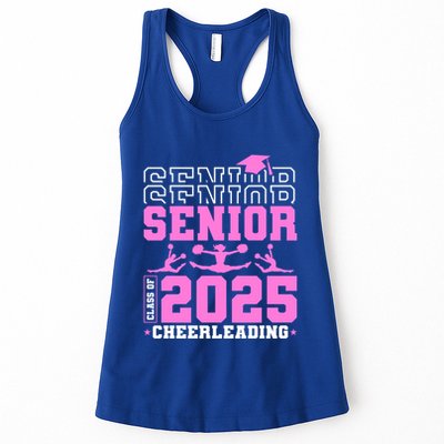 Cheer Senior 2025 Class Of 2025 Cheerleading Senior Funny Gift Womens Tank Top
