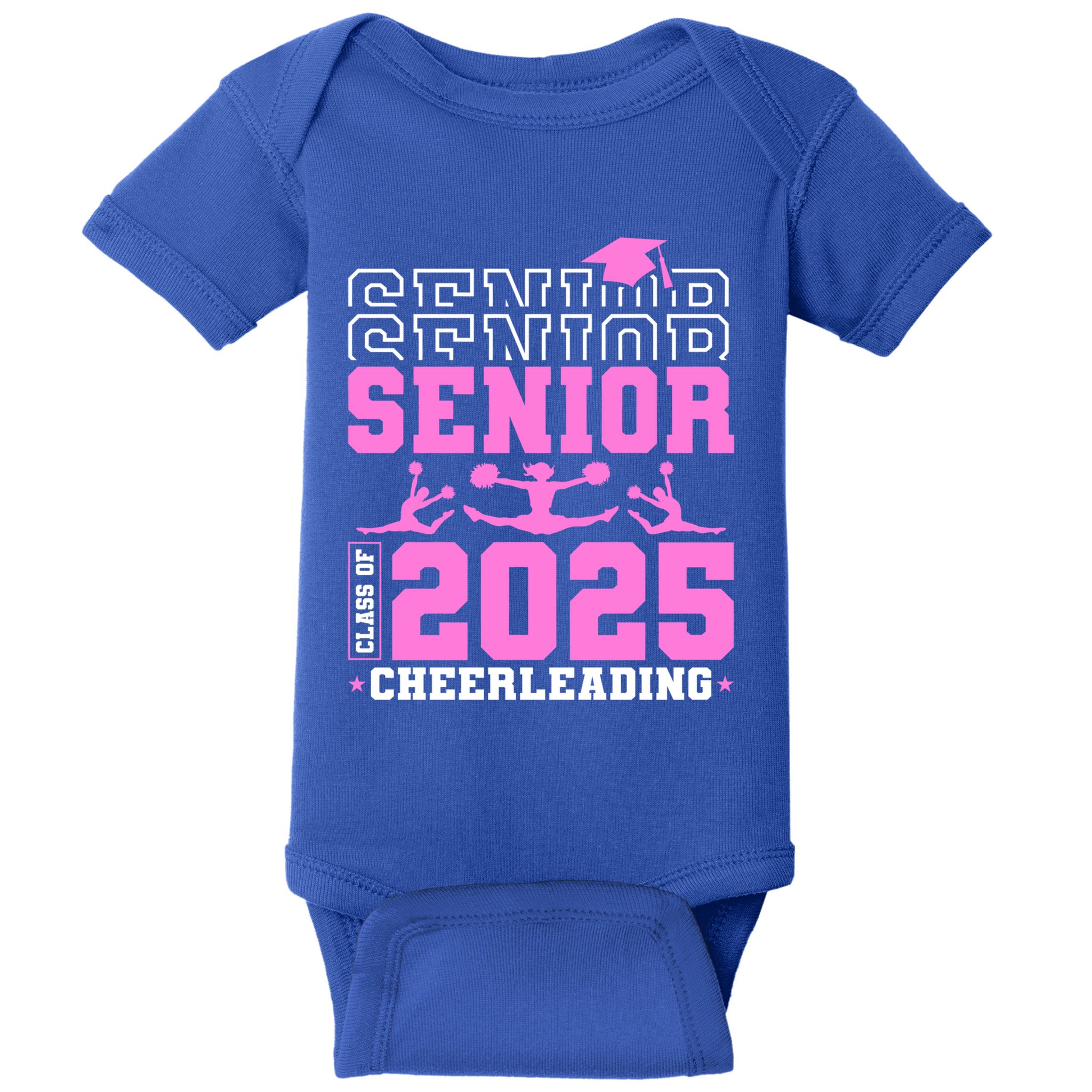 Cheer Senior 2025 Class Of 2025 Cheerleading Senior Funny Gift Baby Bodysuit