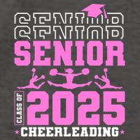 Cheer Senior 2025 Class Of 2025 Cheerleading Senior Funny Gift Vector Backpack