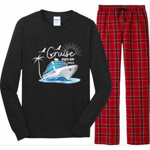 Cruise Squad 2024 Family Vacation Gift Long Sleeve Pajama Set