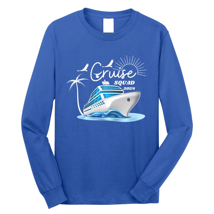 Cruise Squad 2024 Family Vacation Gift Long Sleeve Shirt