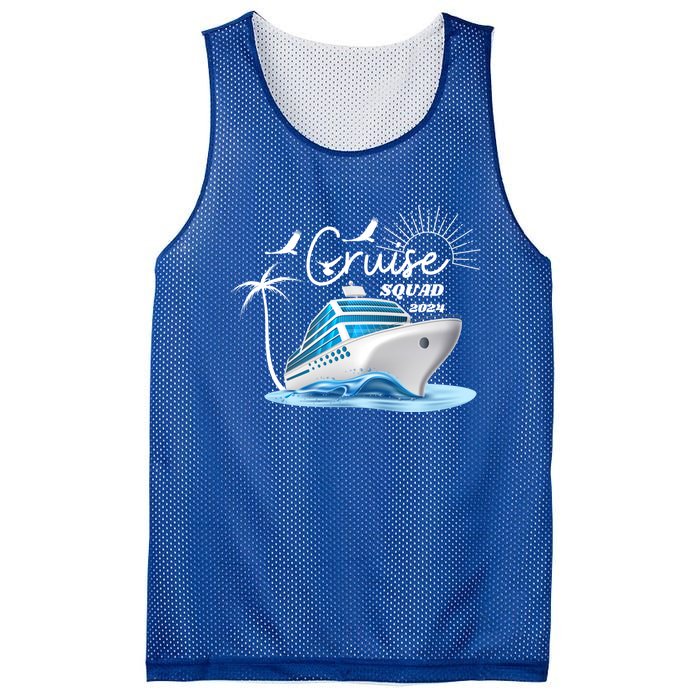 Cruise Squad 2024 Family Vacation Gift Mesh Reversible Basketball Jersey Tank