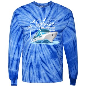 Cruise Squad 2024 Family Vacation Gift Tie-Dye Long Sleeve Shirt