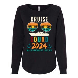 Cruise Squad 2024 Making Memories Together Womens California Wash Sweatshirt