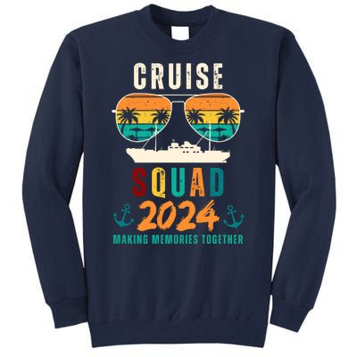 Cruise Squad 2024 Making Memories Together Tall Sweatshirt