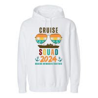 Cruise Squad 2024 Making Memories Together Garment-Dyed Fleece Hoodie