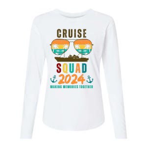 Cruise Squad 2024 Making Memories Together Womens Cotton Relaxed Long Sleeve T-Shirt