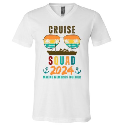 Cruise Squad 2024 Making Memories Together V-Neck T-Shirt