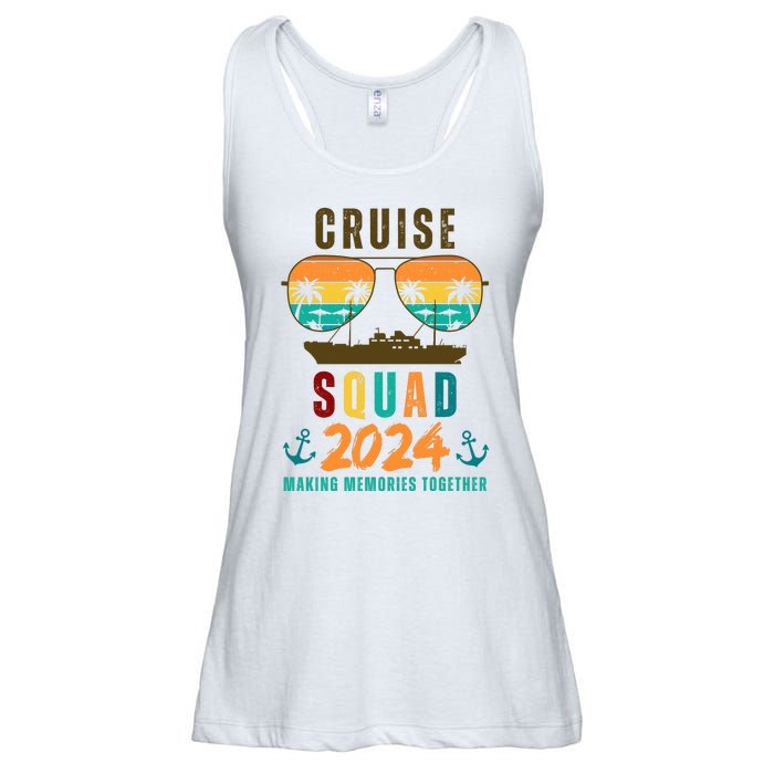 Cruise Squad 2024 Making Memories Together Ladies Essential Flowy Tank