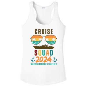 Cruise Squad 2024 Making Memories Together Ladies PosiCharge Competitor Racerback Tank