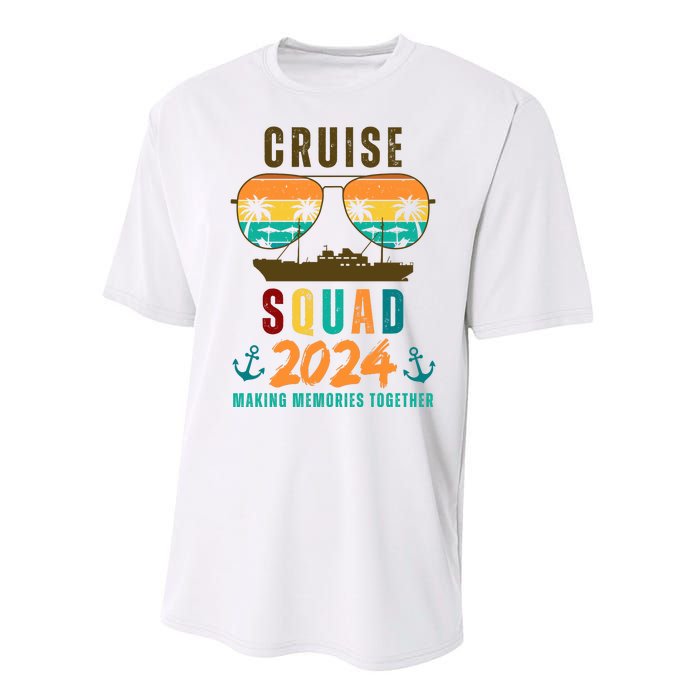 Cruise Squad 2024 Making Memories Together Performance Sprint T-Shirt