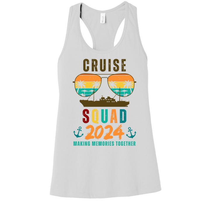 Cruise Squad 2024 Making Memories Together Women's Racerback Tank