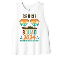 Cruise Squad 2024 Making Memories Together Women's Racerback Cropped Tank