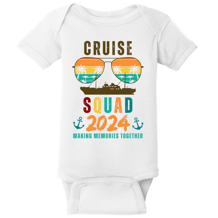 Cruise Squad 2024 Making Memories Together Baby Bodysuit