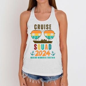 Cruise Squad 2024 Making Memories Together Women's Knotted Racerback Tank