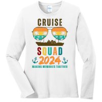 Cruise Squad 2024 Making Memories Together Ladies Long Sleeve Shirt