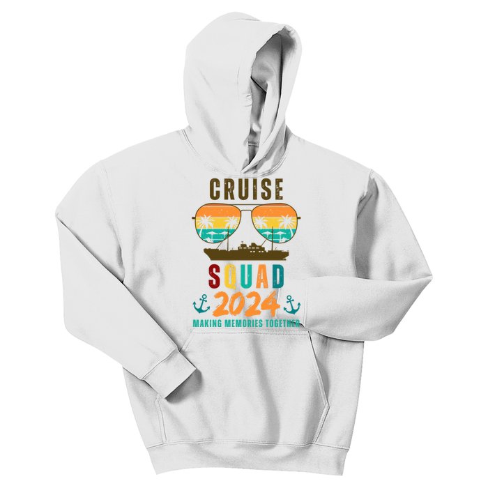 Cruise Squad 2024 Making Memories Together Kids Hoodie