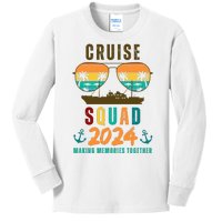 Cruise Squad 2024 Making Memories Together Kids Long Sleeve Shirt