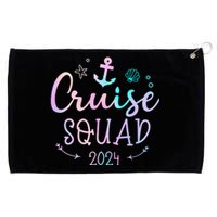 Cruise Squad 2024 Matching Family Group With Anchor Grommeted Golf Towel