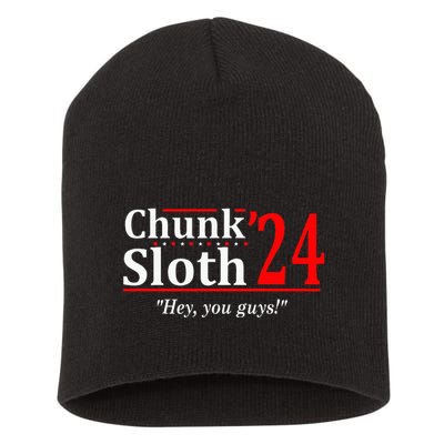 Chunk Sloth 24 Hey You Guys Short Acrylic Beanie