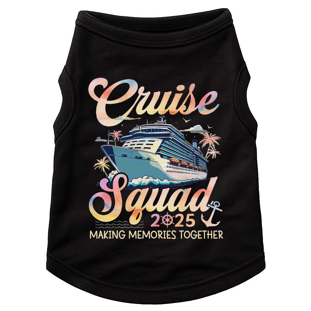Cruise Squad 2025 Family Group Matching Summer Vacation Doggie Tank