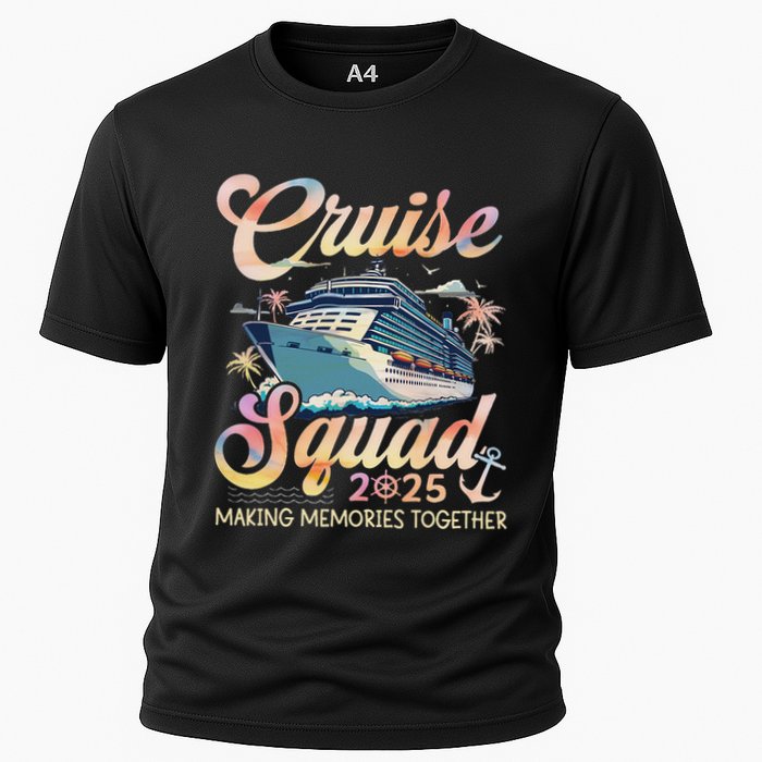 Cruise Squad 2025 Family Group Matching Summer Vacation Cooling Performance Crew T-Shirt