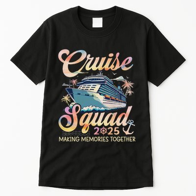 Cruise Squad 2025 Family Group Matching Summer Vacation Tall T-Shirt