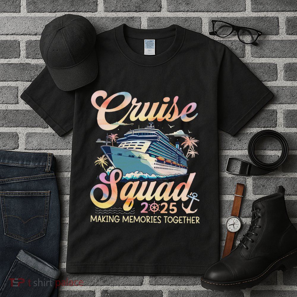 Cruise Squad 2025 Family Group Matching Summer Vacation Tall T-Shirt