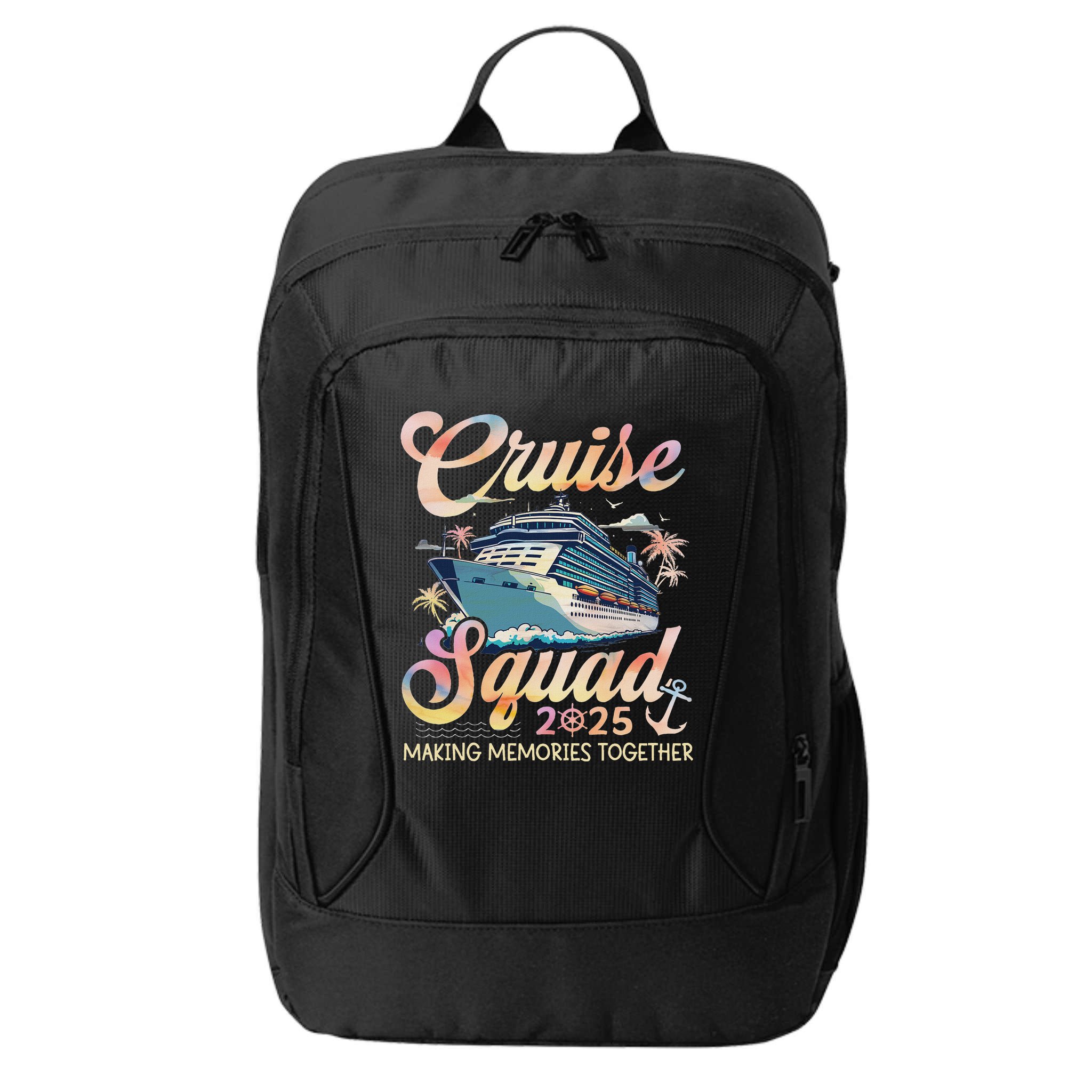 Cruise Squad 2025 Family Group Matching Summer Vacation City Backpack
