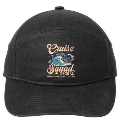 Cruise Squad 2025 Family Group Matching Summer Vacation 7-Panel Snapback Hat