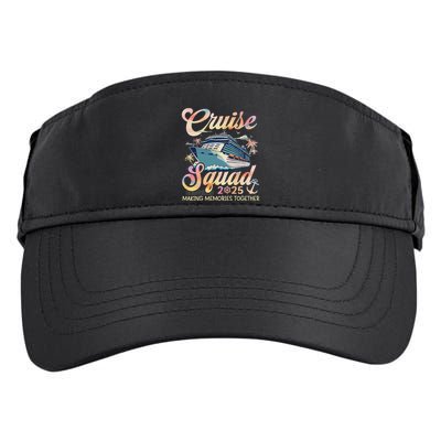 Cruise Squad 2025 Family Group Matching Summer Vacation Adult Drive Performance Visor