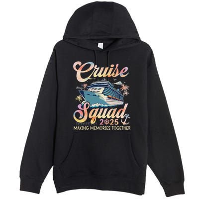 Cruise Squad 2025 Family Group Matching Summer Vacation Premium Pullover Hoodie