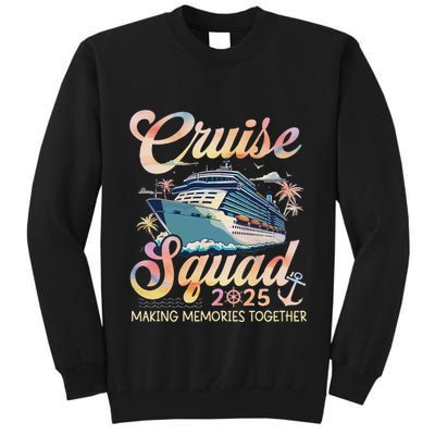 Cruise Squad 2025 Family Group Matching Summer Vacation Tall Sweatshirt