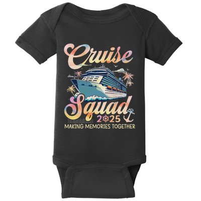 Cruise Squad 2025 Family Group Matching Summer Vacation Baby Bodysuit