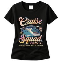 Cruise Squad 2025 Family Group Matching Summer Vacation Womens T-Shirt