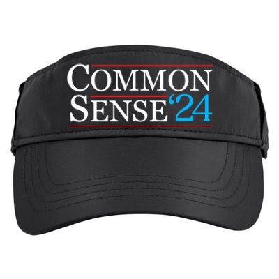 Common Sense 2024 Funny Political Election Sarcastic Adult Drive Performance Visor