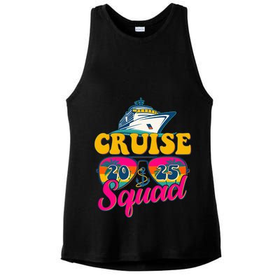 Cruise Squad 2025 Ladies PosiCharge Tri-Blend Wicking Tank