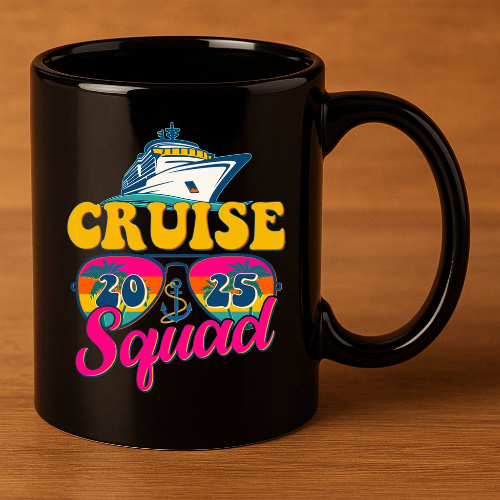 Cruise Squad 2025 11oz C Handle Ceramic Mug