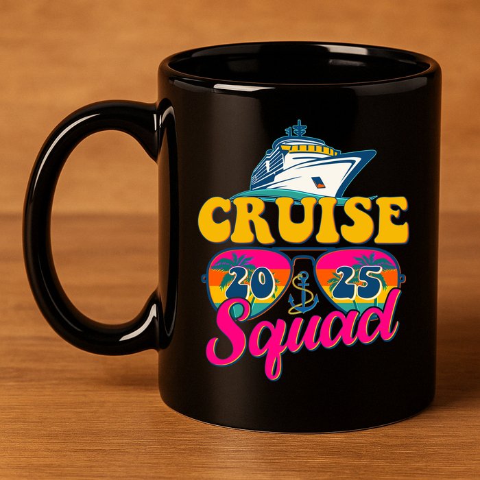 Cruise Squad 2025 11oz C Handle Ceramic Mug