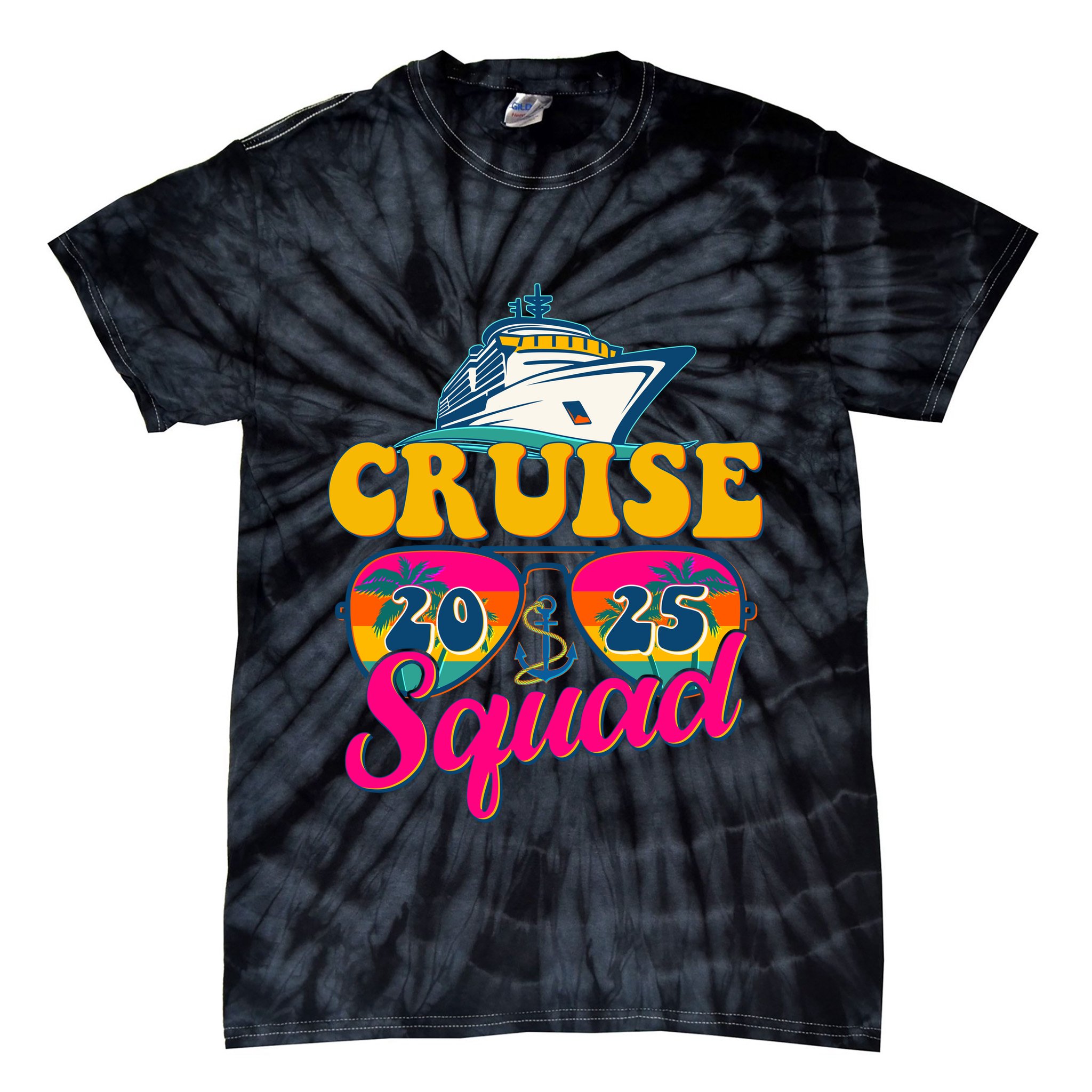 Cruise Squad 2025 Tie-Dye T-Shirt