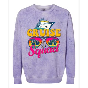 Cruise Squad 2024 Colorblast Crewneck Sweatshirt