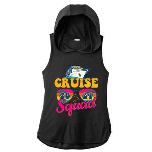 Cruise Squad 2024 Ladies PosiCharge Tri-Blend Wicking Draft Hoodie Tank