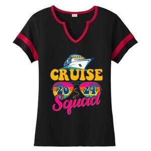 Cruise Squad 2024 Ladies Halftime Notch Neck Tee